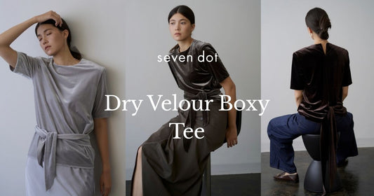 NEW ARRIVAL / 秋の気配を纏う、構築的なシルエット。アレンジで表情を変えるベロアトップス