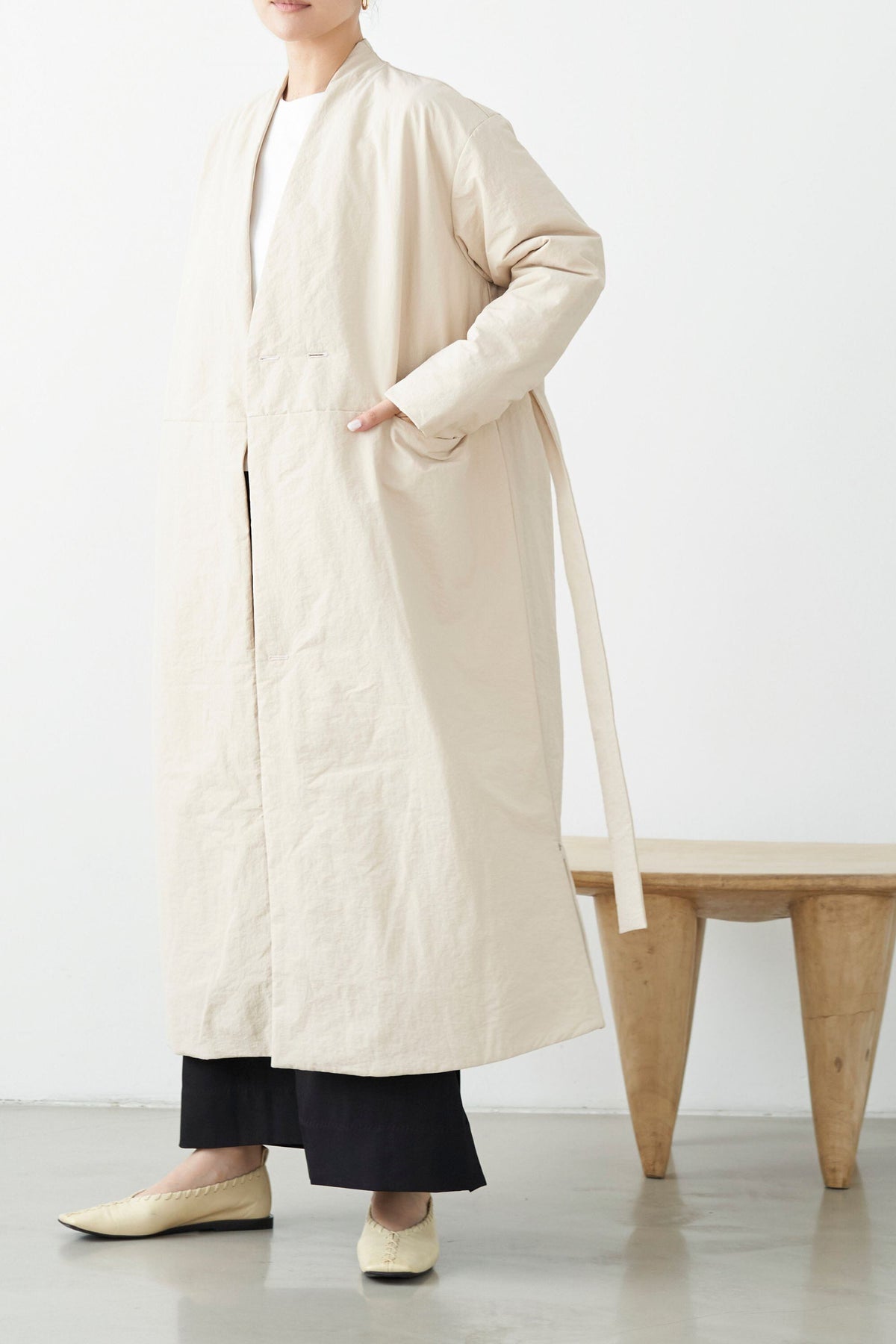 Padded Coat - OFF WHITE