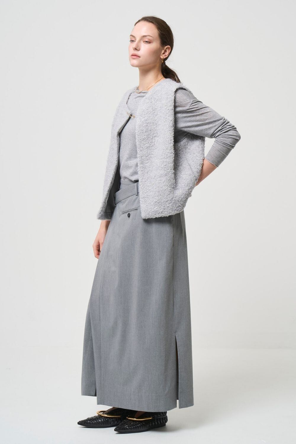 2way Boa Gilet - GRAY