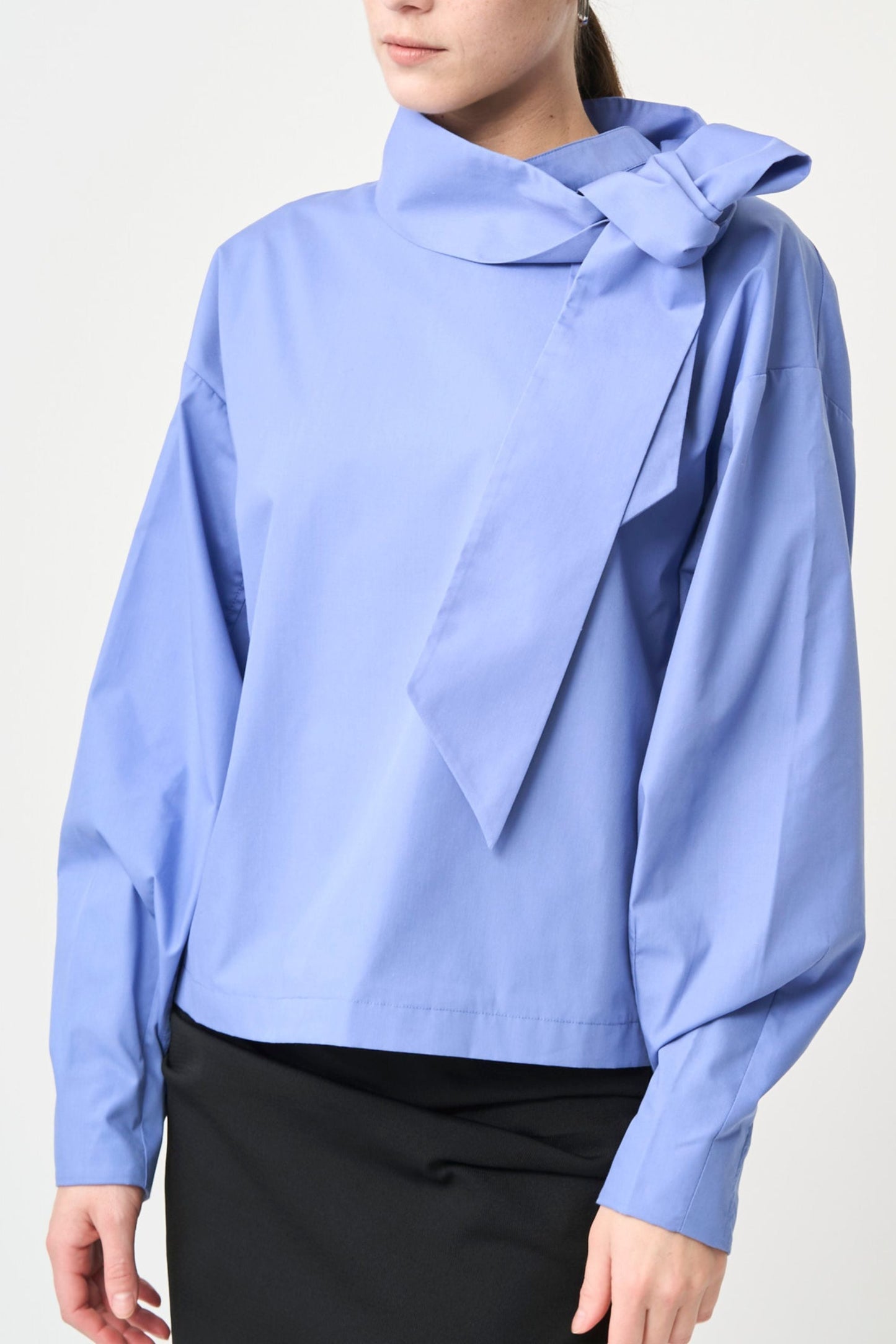 Ribbon Blouse - BLUE