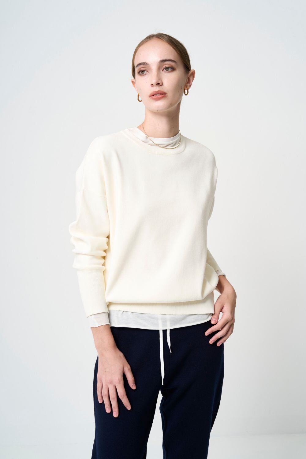 Smooth Island Knit - WHITE