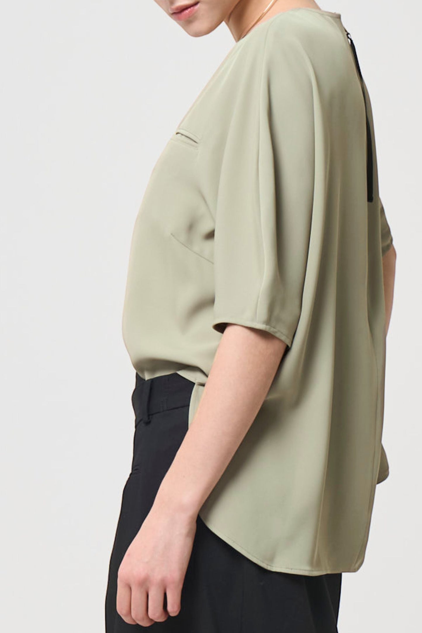 Short Sleeves TOPS - SAGE