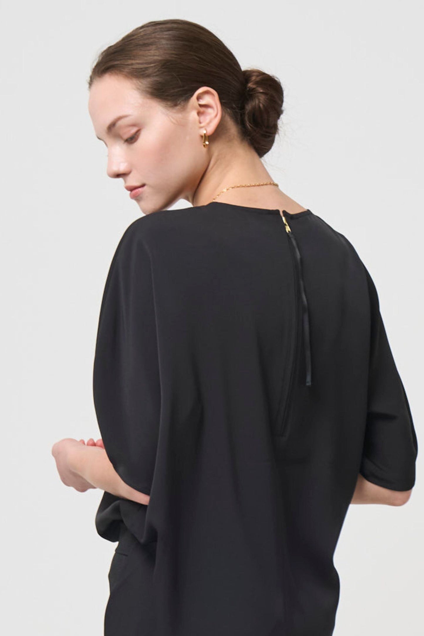 Short Sleeves TOPS - BLACK