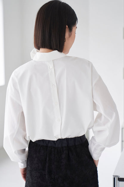Ribbon Blouse - WHITE