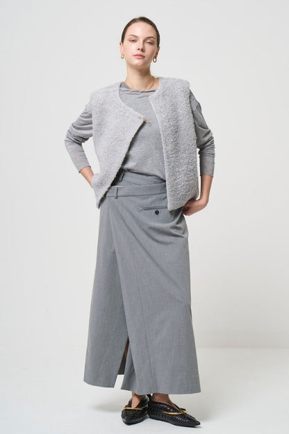 2way Boa Gilet - GRAY
