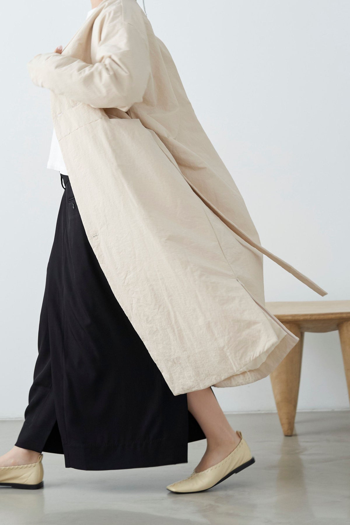 Padded Coat - OFF WHITE