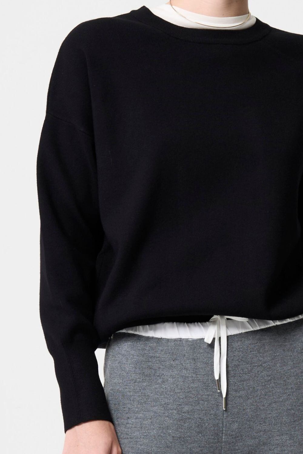 再入荷 Smooth Island Knit - BLACK
