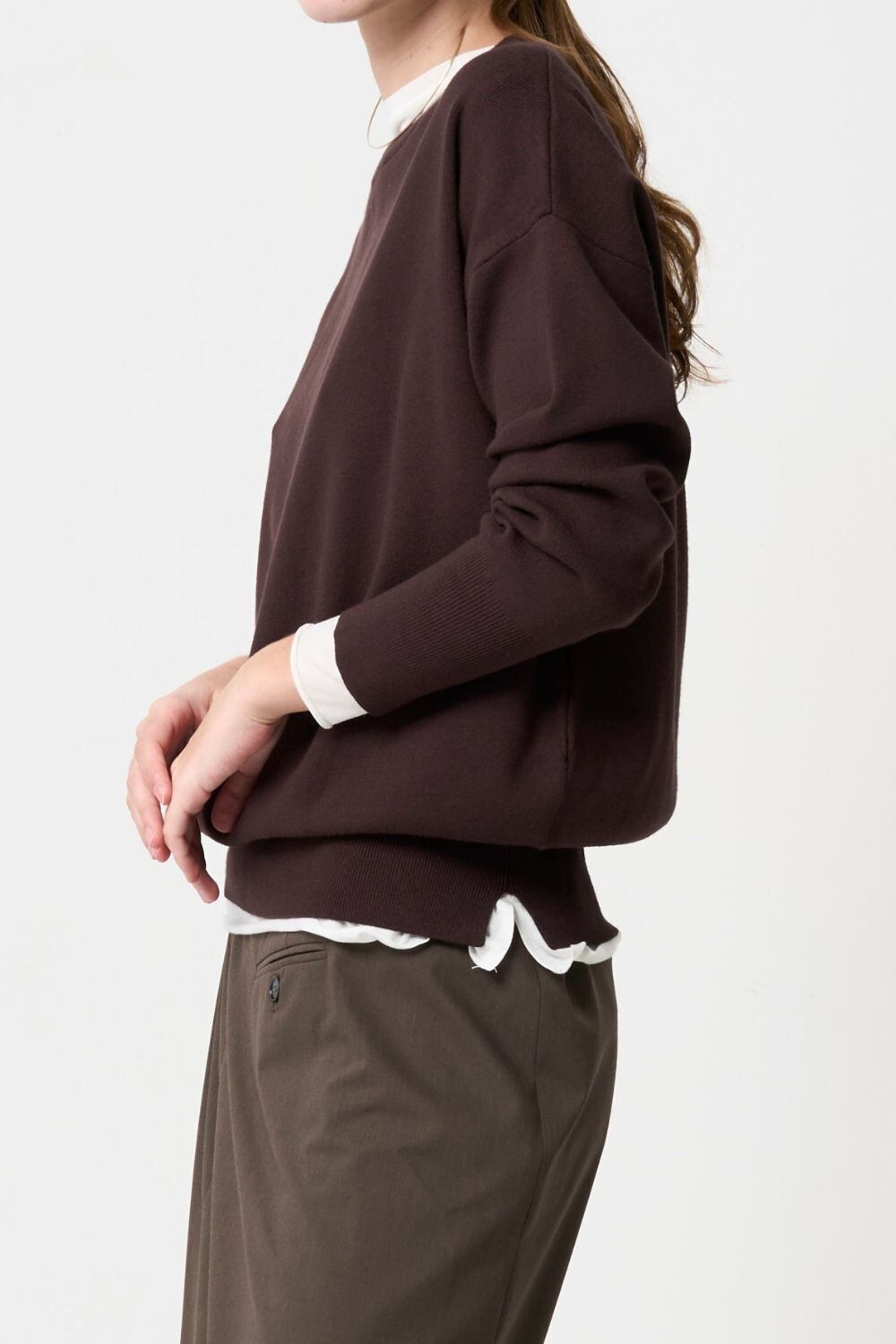 Smooth Island Knit - BROWN