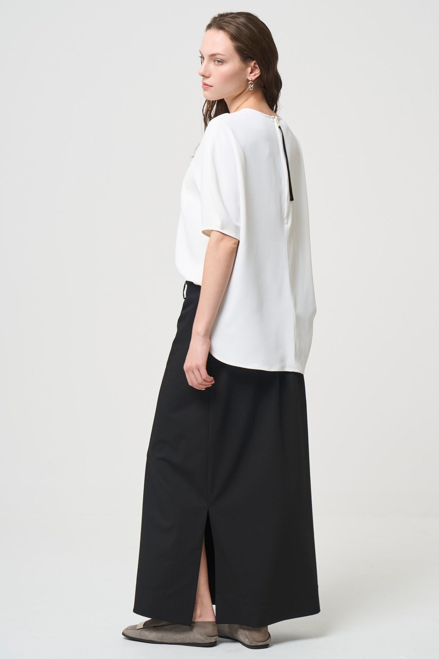 Short Sleeves TOPS - WHITE