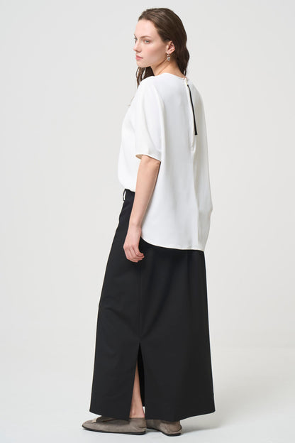 Short Sleeves TOPS - WHITE