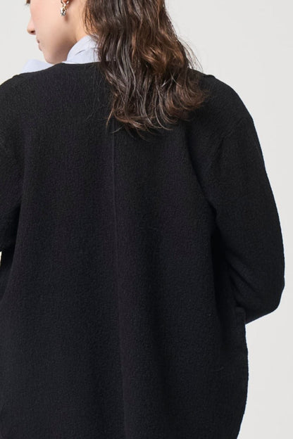 Relax Silk Jacket - BLACK