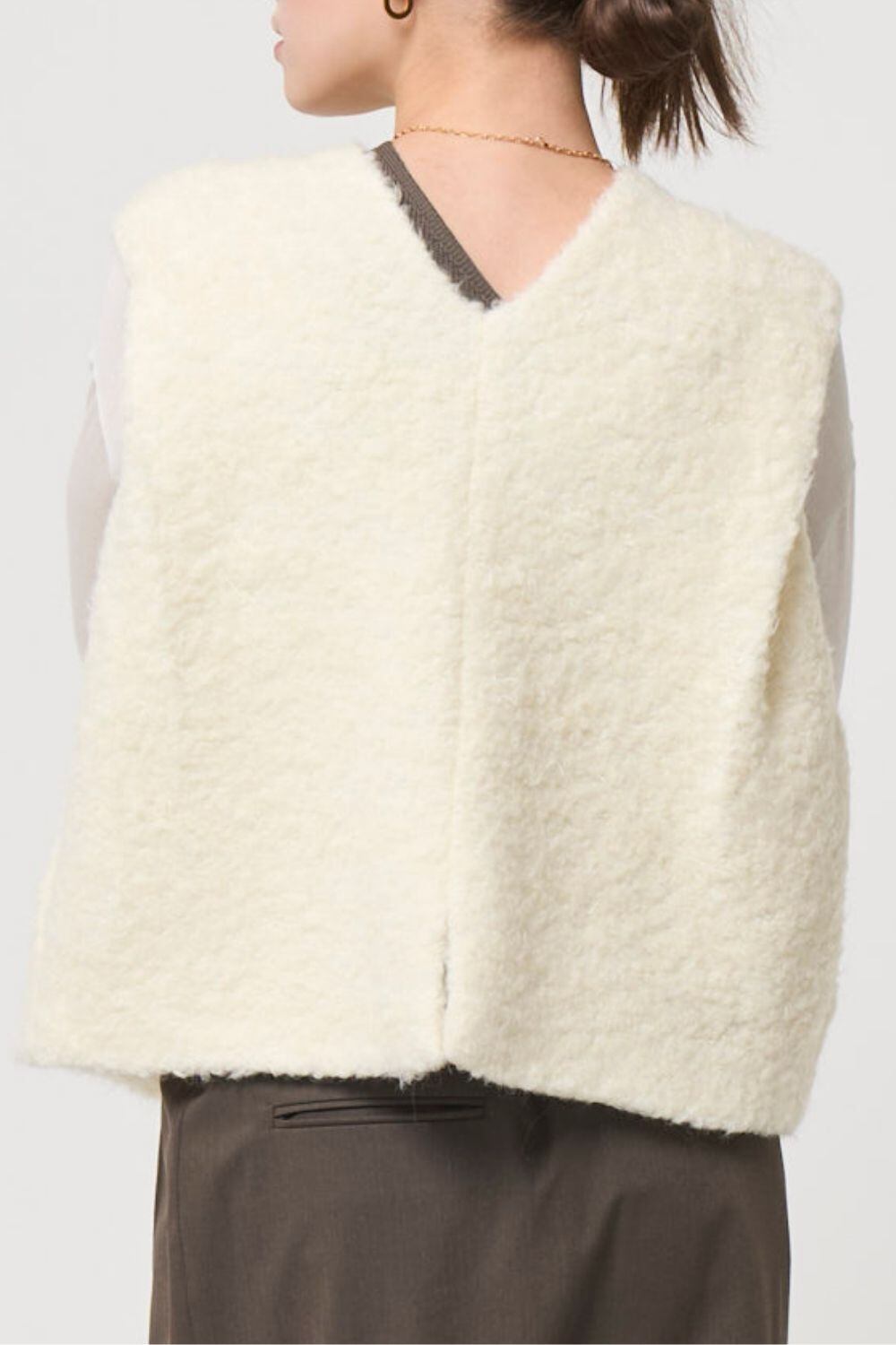 2way Boa Gilet - WHITE