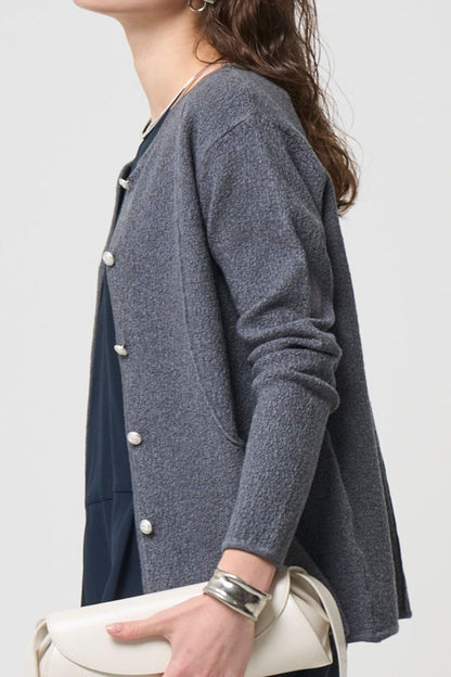 Relax Silk Jacket - GRAY