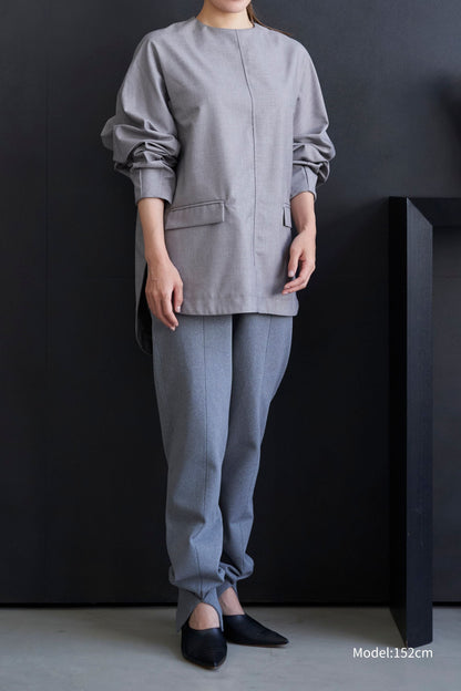 Center Press Jogger Pants - GRAY