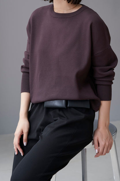 Smooth Island Knit - BROWN
