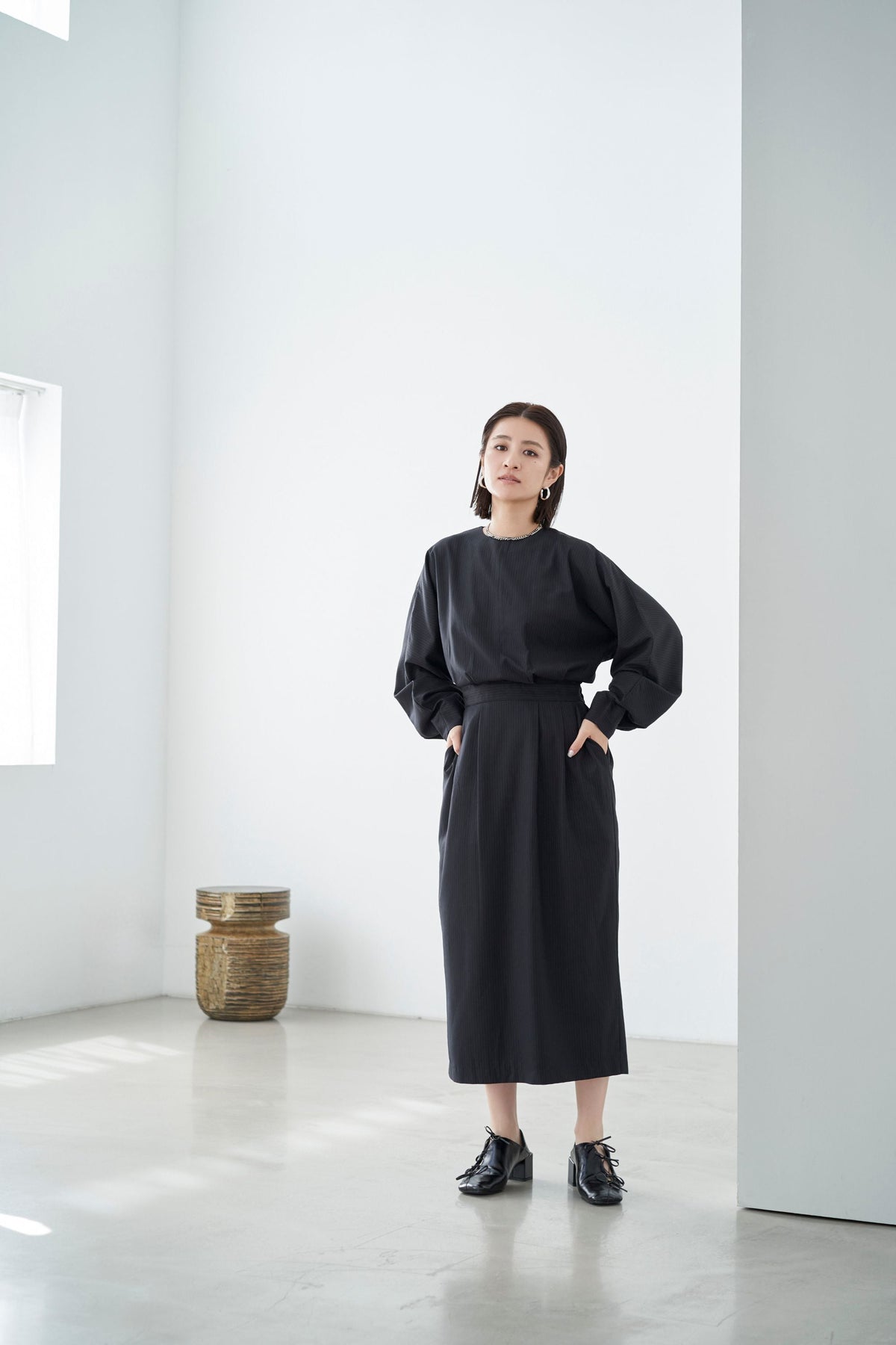 Rhombus Cocoon One piece - NAVY