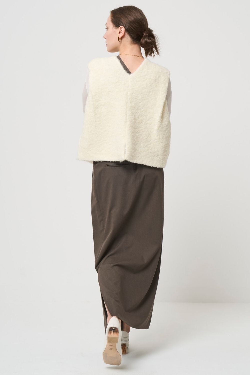 2way Boa Gilet - WHITE
