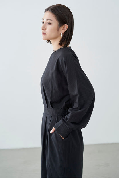 Rhombus Cocoon One piece - NAVY
