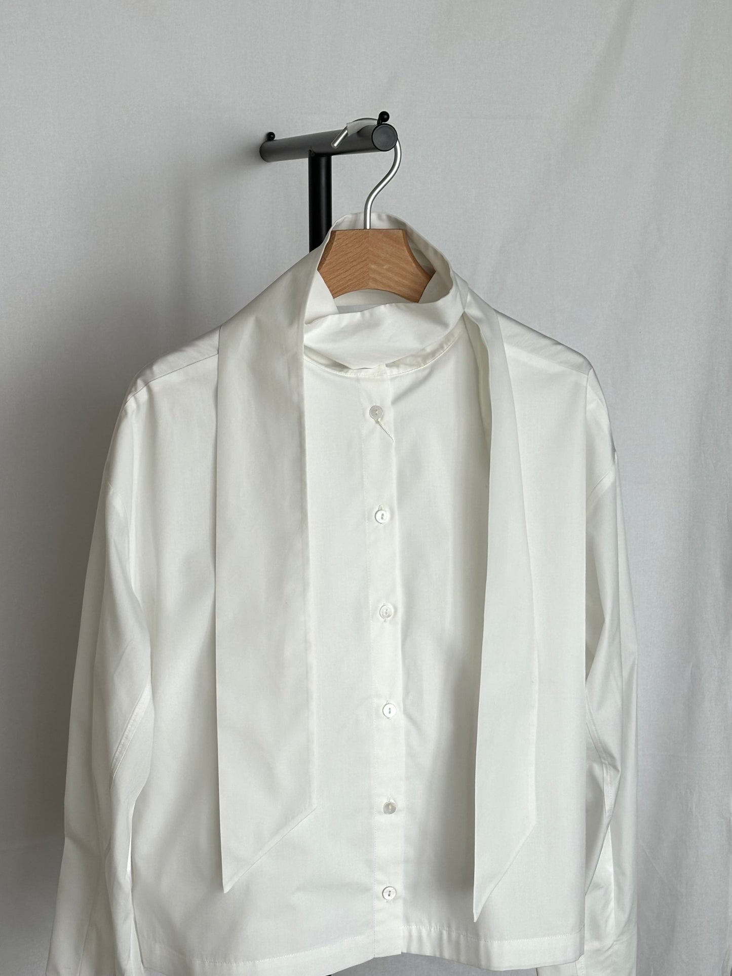 Ribbon Blouse - WHITE