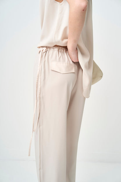 Switching Relax Pants - WHITE