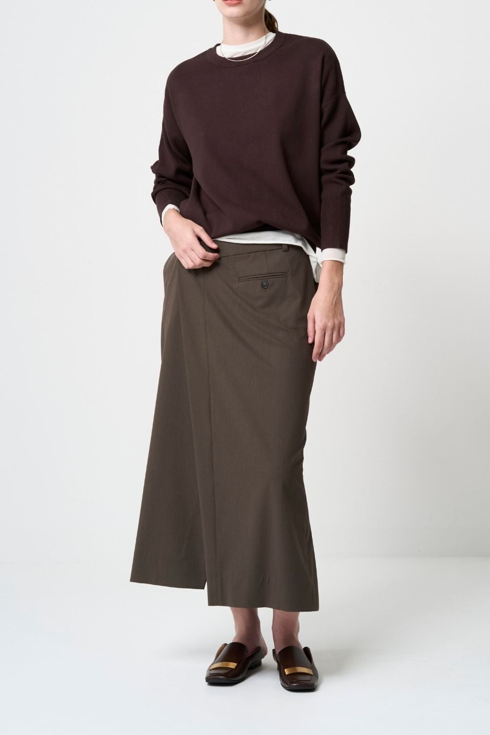 Smooth Island Knit - BROWN