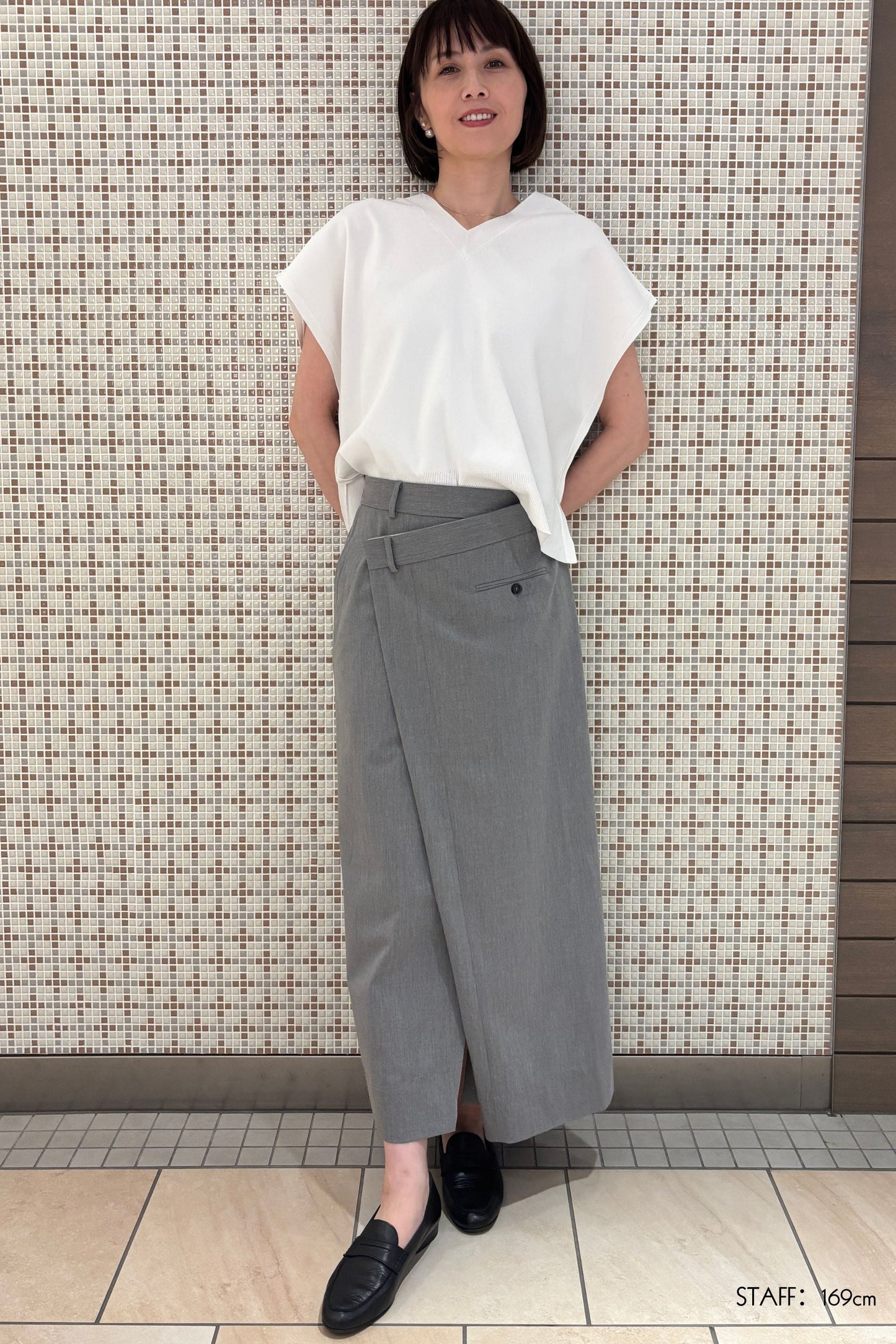 Odd Long Skirt - BLACK