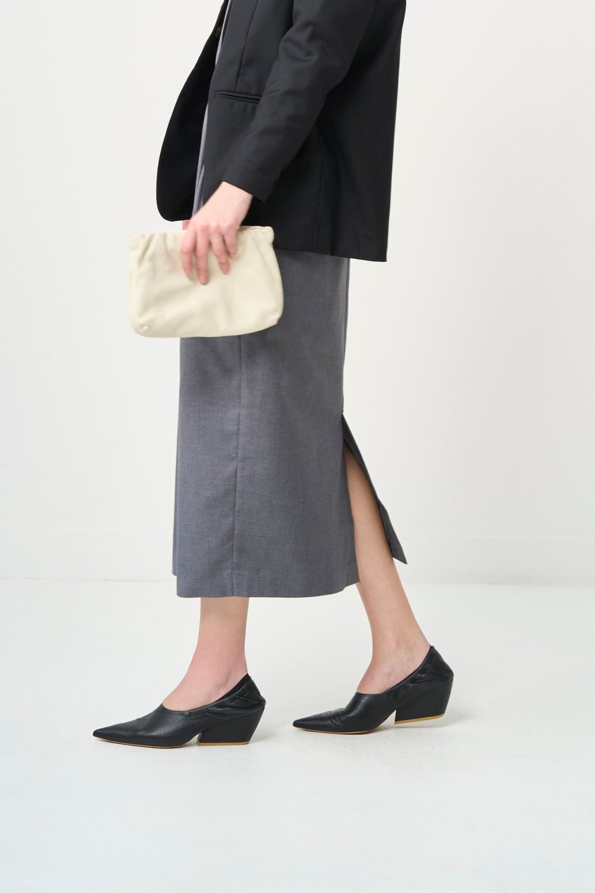 Rhombus Cocoon One piece - GRAY