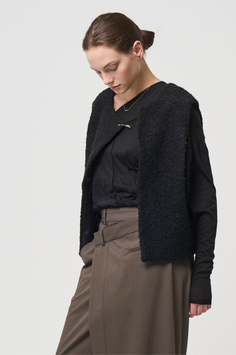 2way Boa Gilet - BLACK