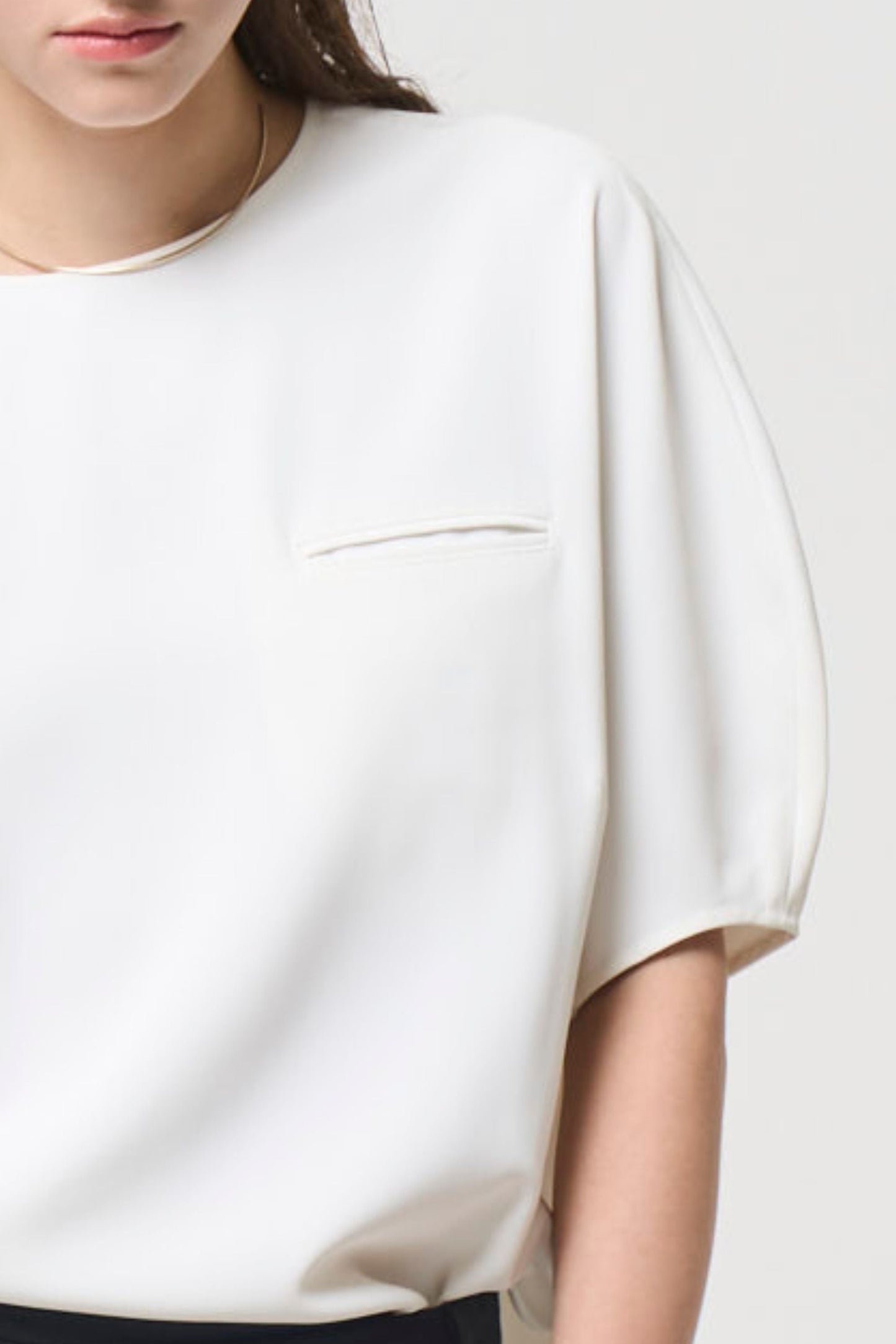 Short Sleeves TOPS - WHITE