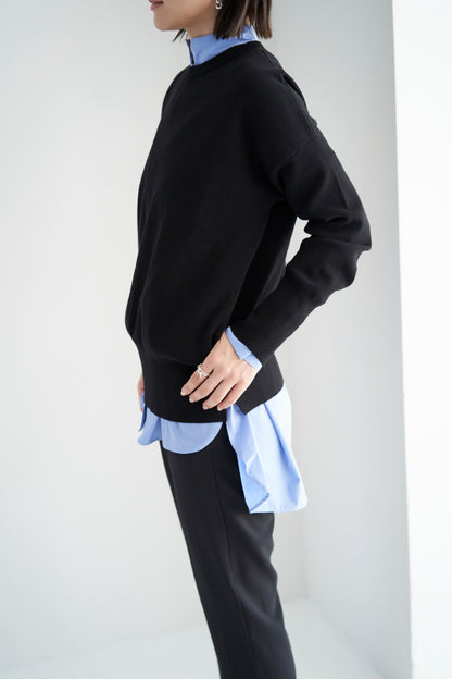 再入荷 Smooth Island Knit - BLACK