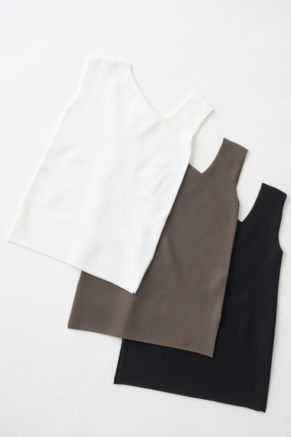 発売時期 未定 2way Minimal Tanktop - WHITE・SAND BEIGE・BLACK