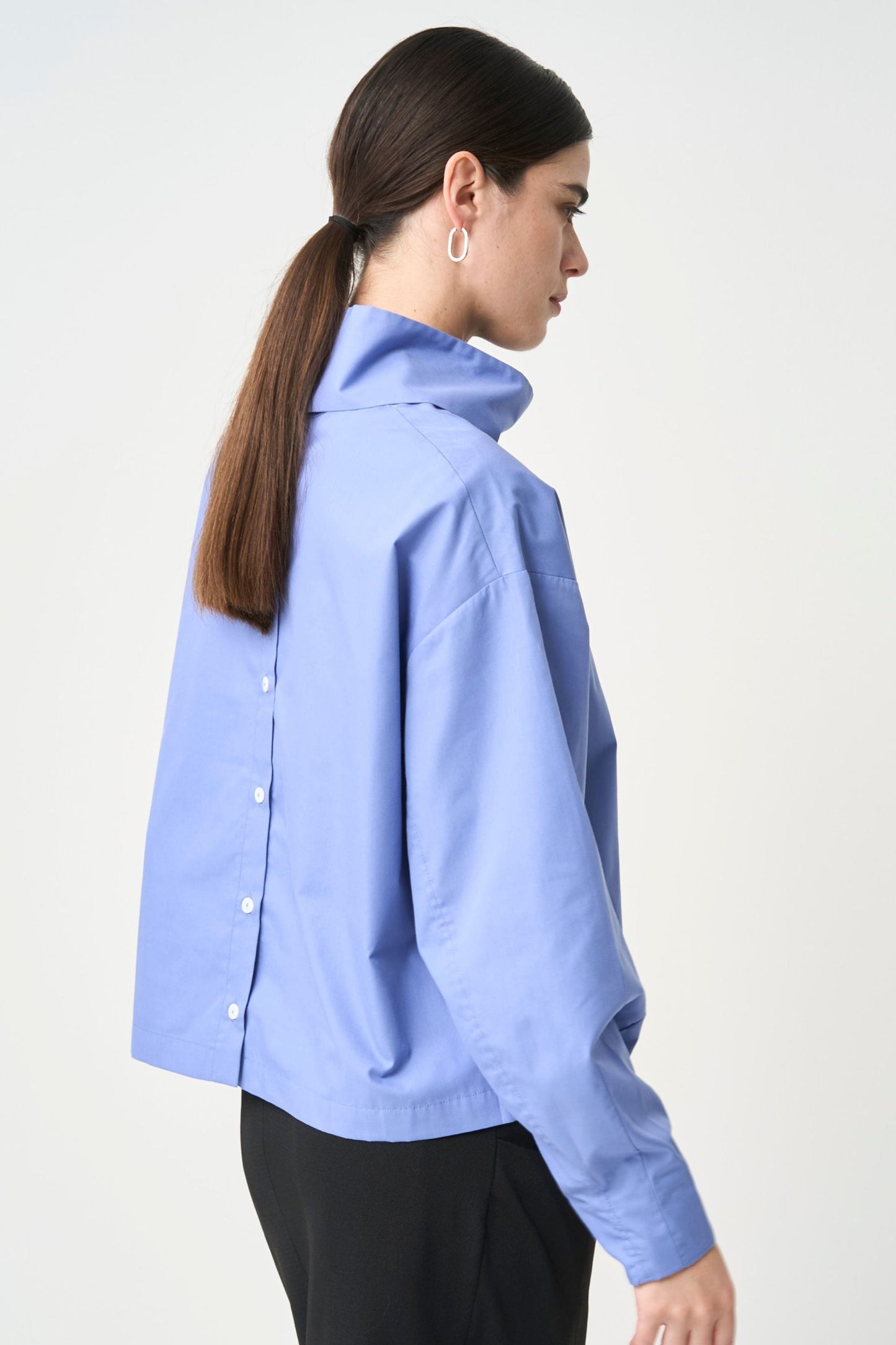 Ribbon Blouse - BLUE