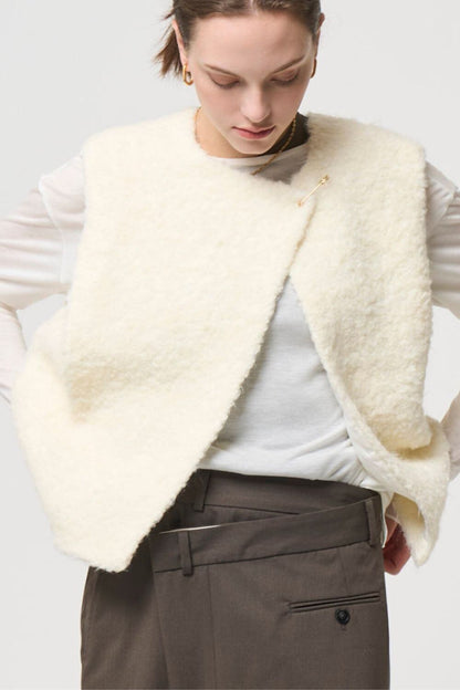 2way Boa Gilet - WHITE