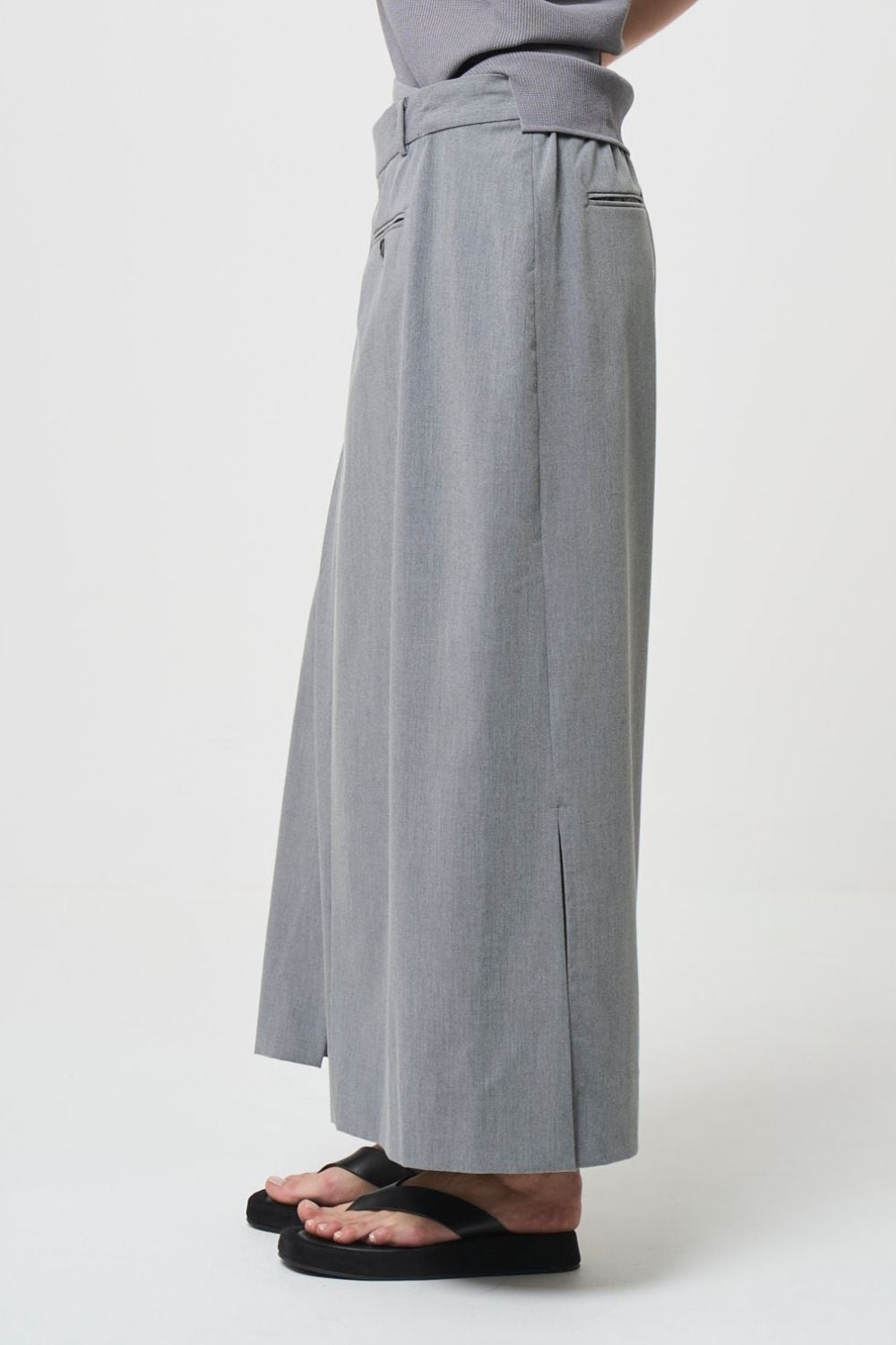 Odd Long Skirt - GRAY