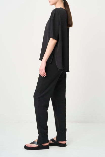 Short Sleeves TOPS - BLACK