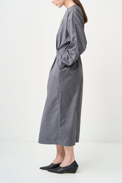 Rhombus Cocoon One piece - GRAY
