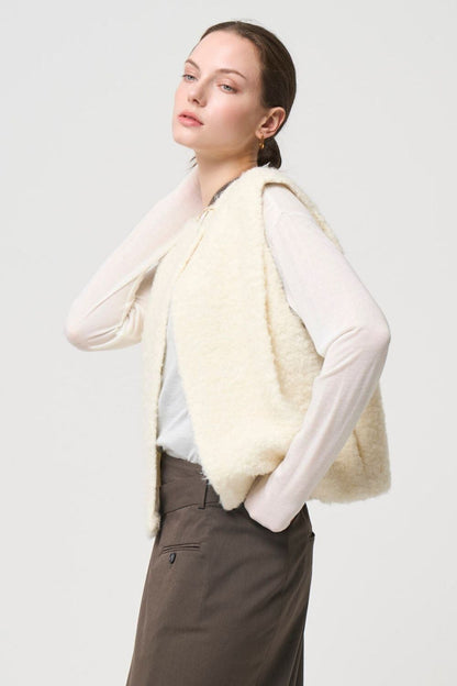 2way Boa Gilet - WHITE