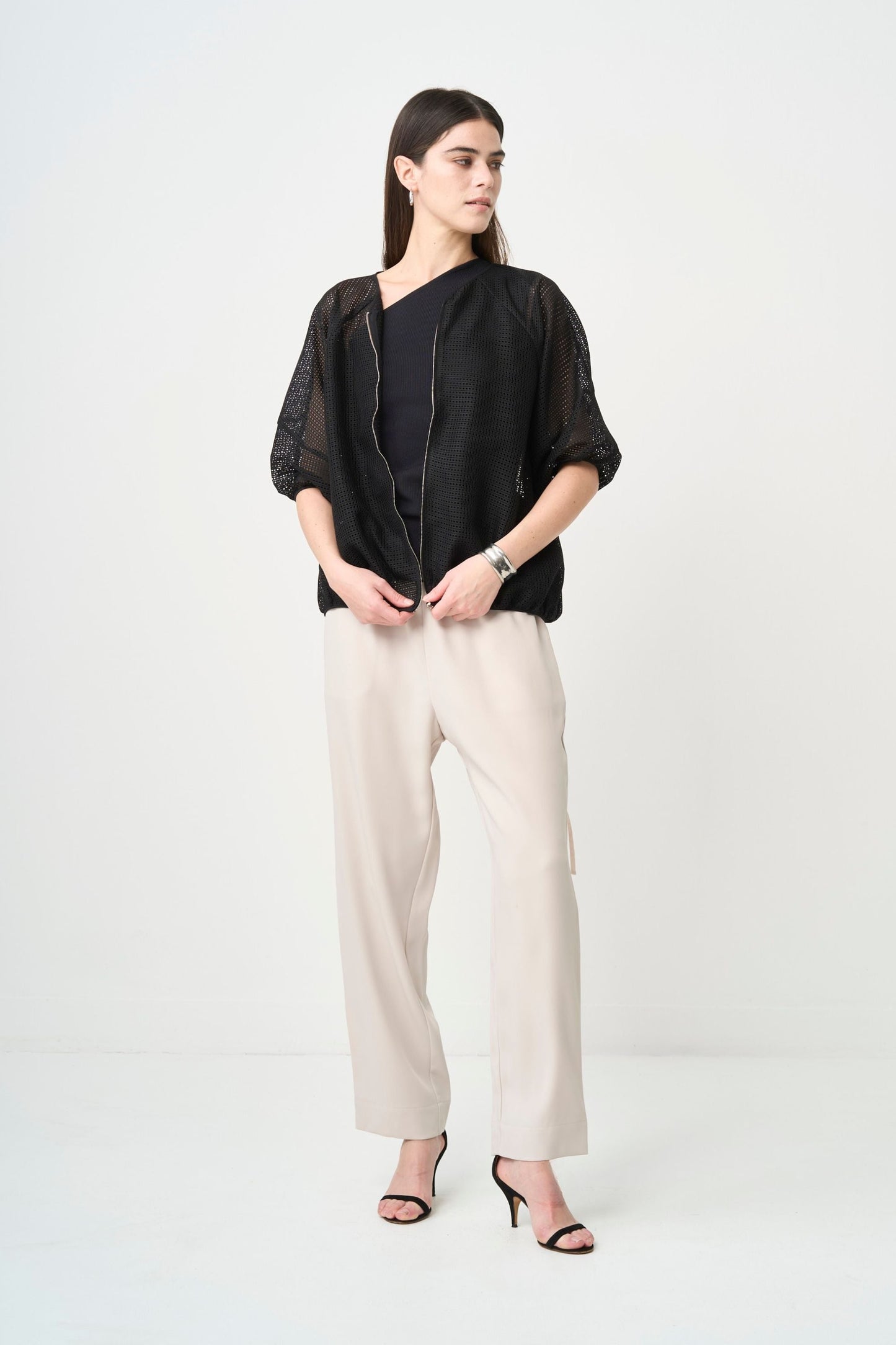 Switching Relax Pants - WHITE