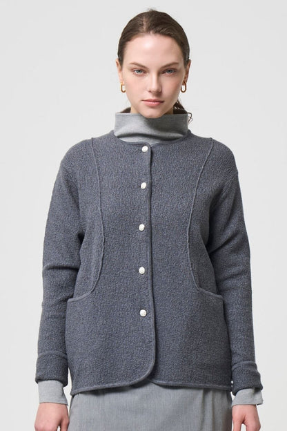 Relax Silk Jacket - GRAY