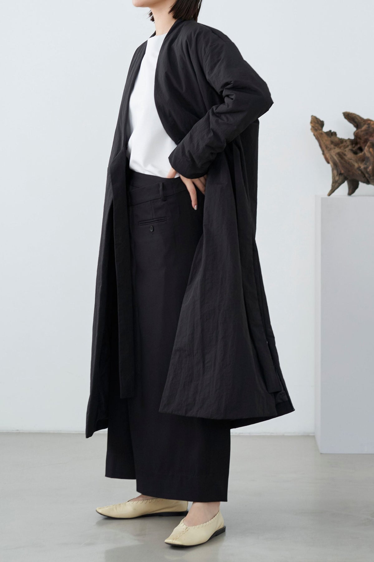 Padded Coat - BLACK