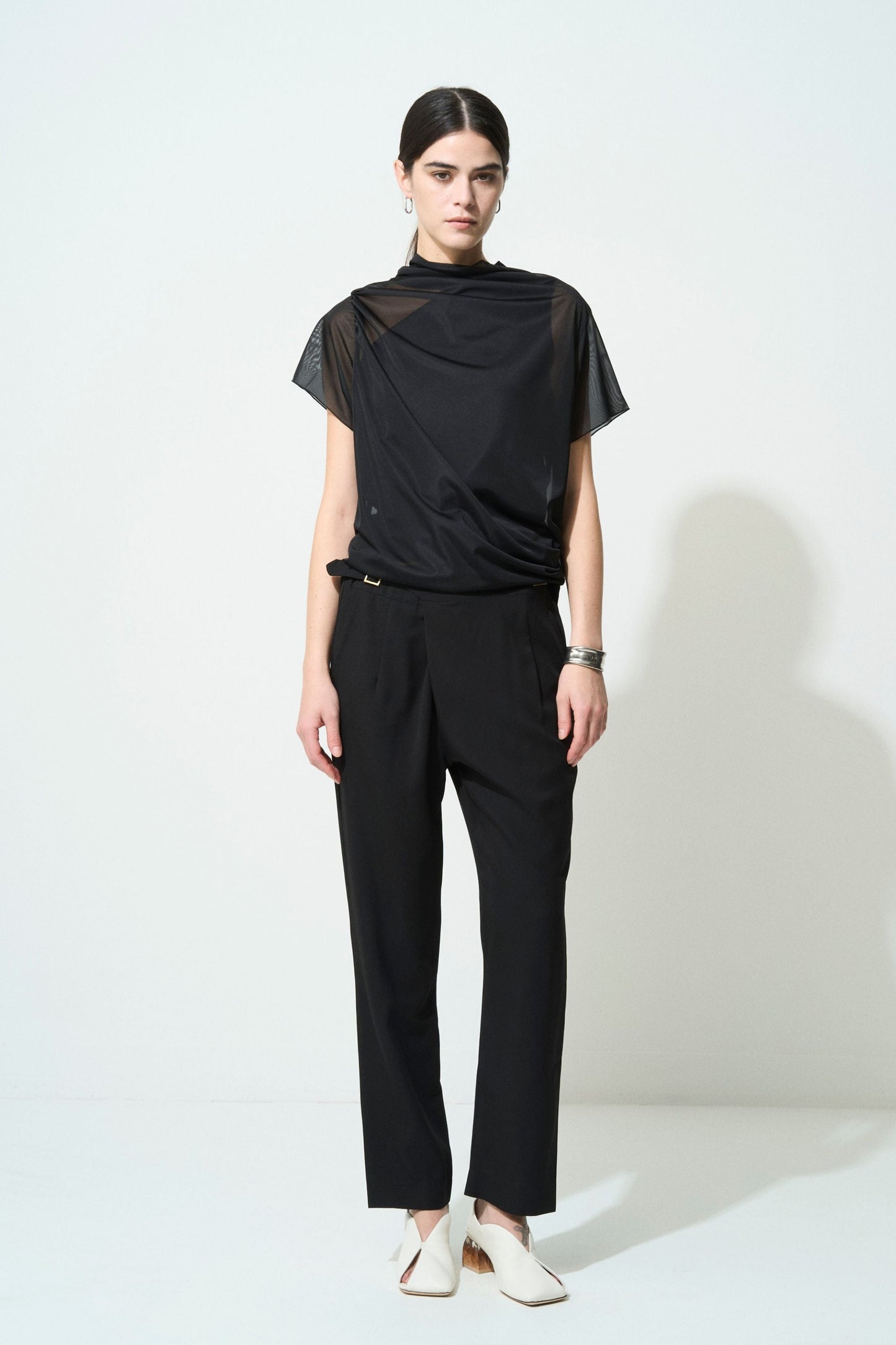 SIDE SLIT TAPERED GURKHA PANTS