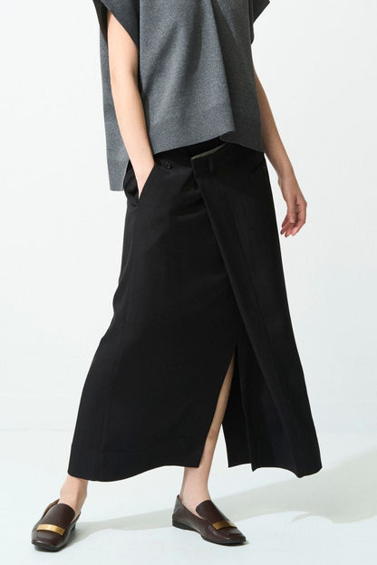 Odd Long Skirt - BLACK