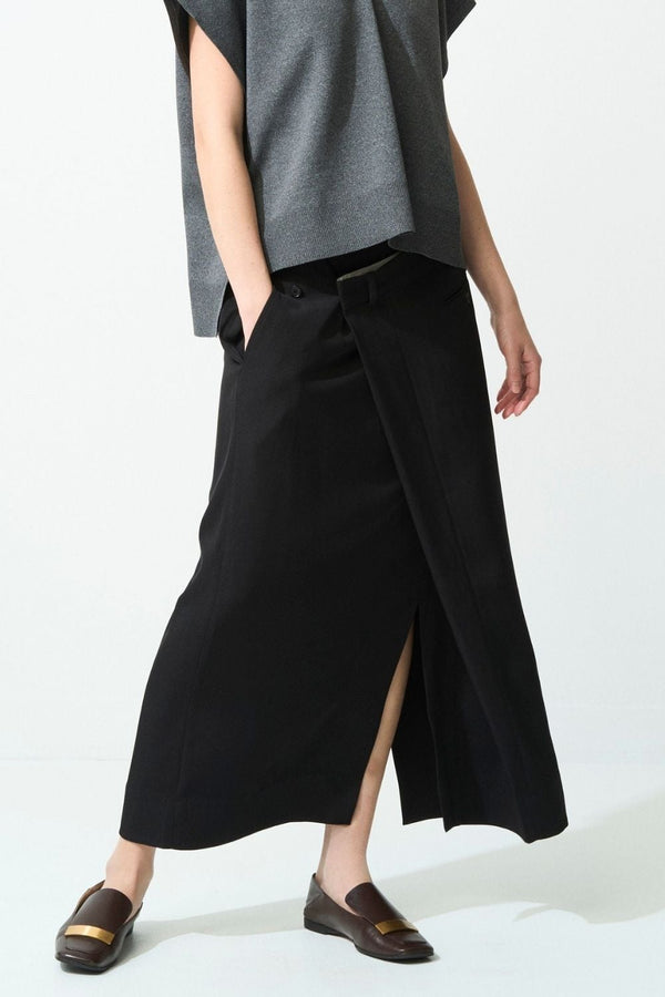 Odd Long Skirt - BLACK