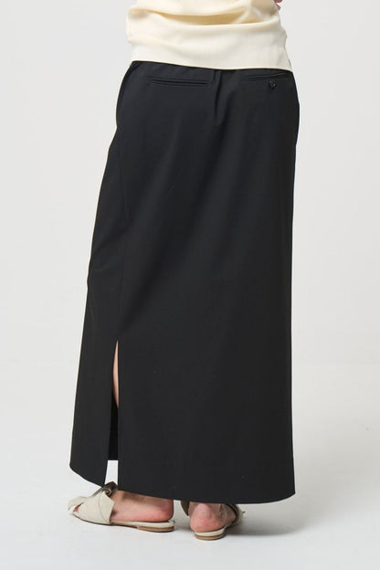 Odd Long Skirt - BLACK