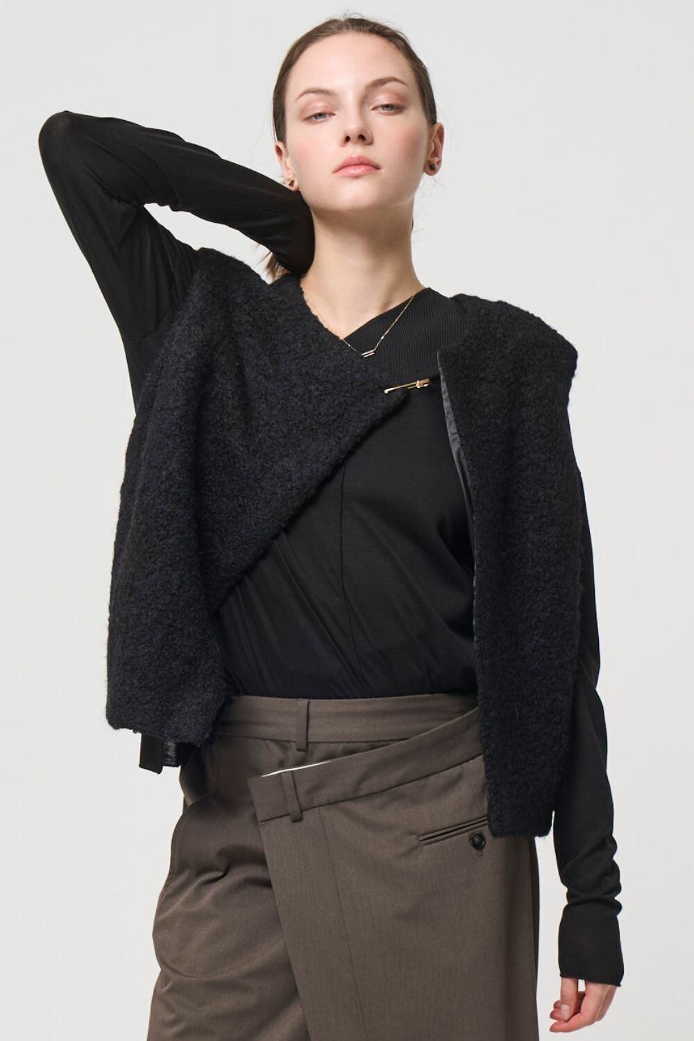 2way Boa Gilet - BLACK