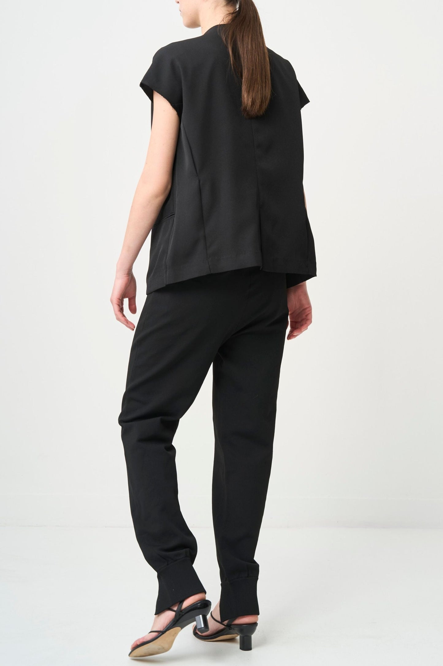 Short Sleeves Shirts Jacket - BLACK