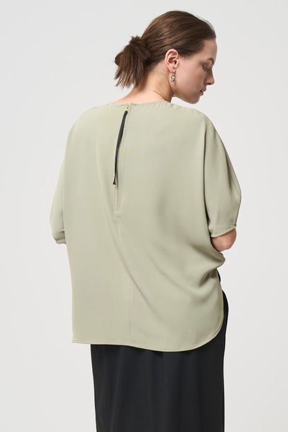 Short Sleeves TOPS - SAGE