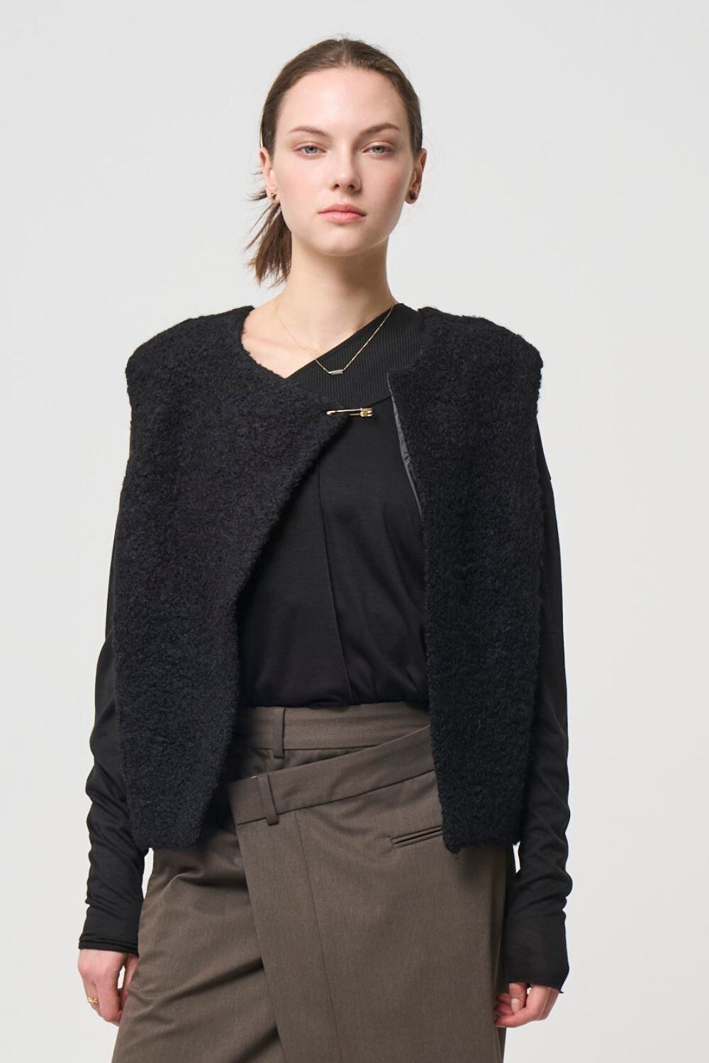 2way Boa Gilet - BLACK