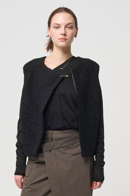 2way Boa Gilet - BLACK