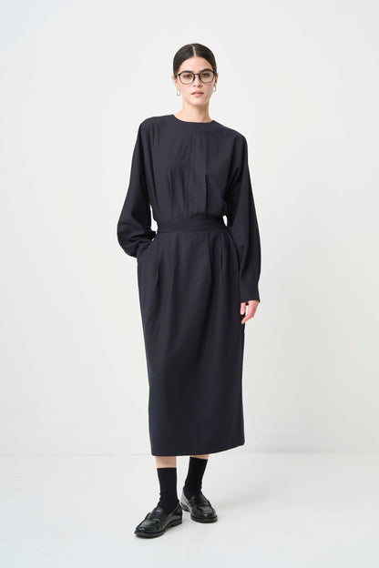 Rhombus Cocoon One piece - NAVY